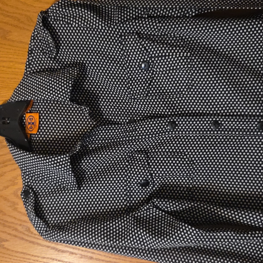 Black and White Polka Dot Women's Top